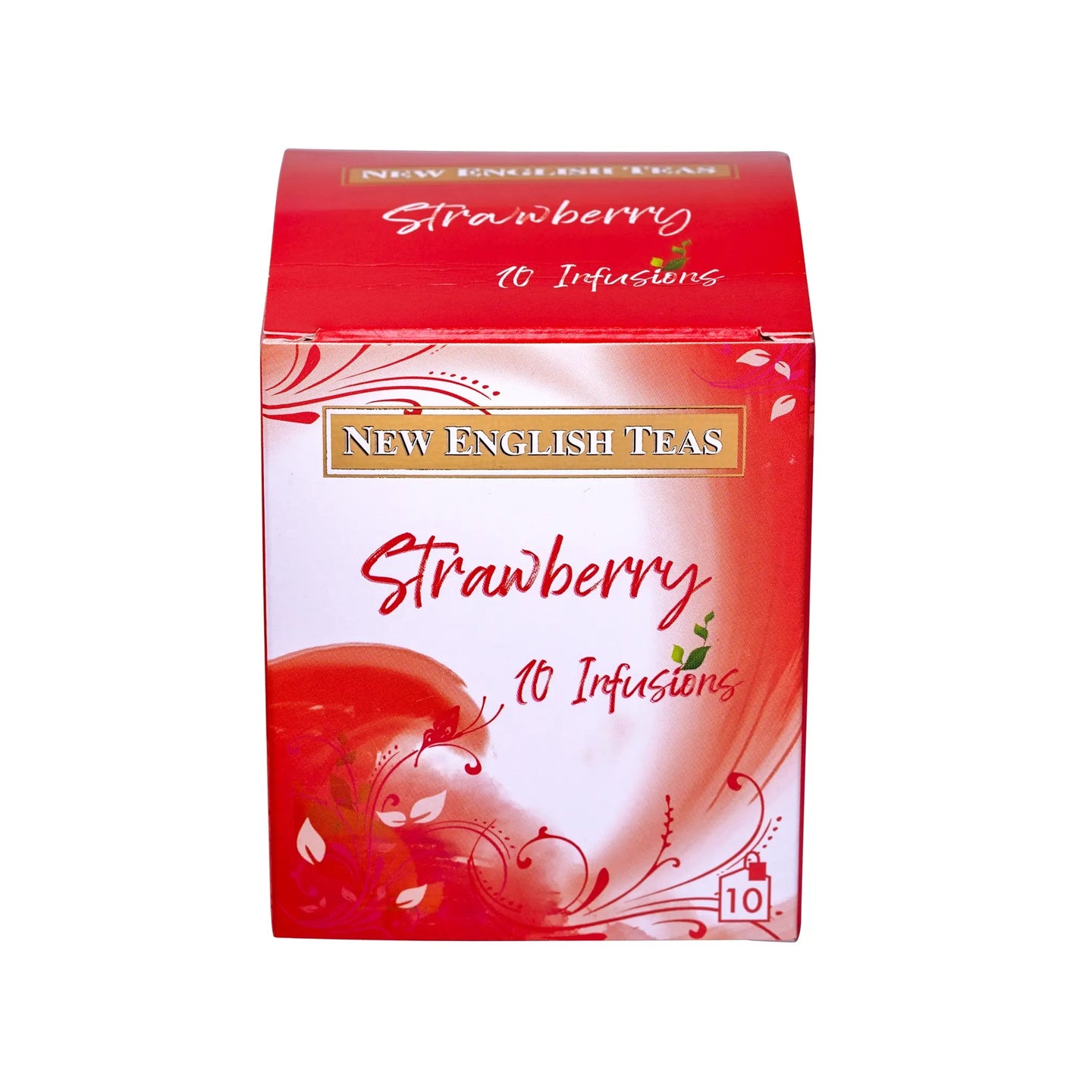 Strawberry Tea 10 Individually Wrapped Teabags Tea Boxes New English Teas 