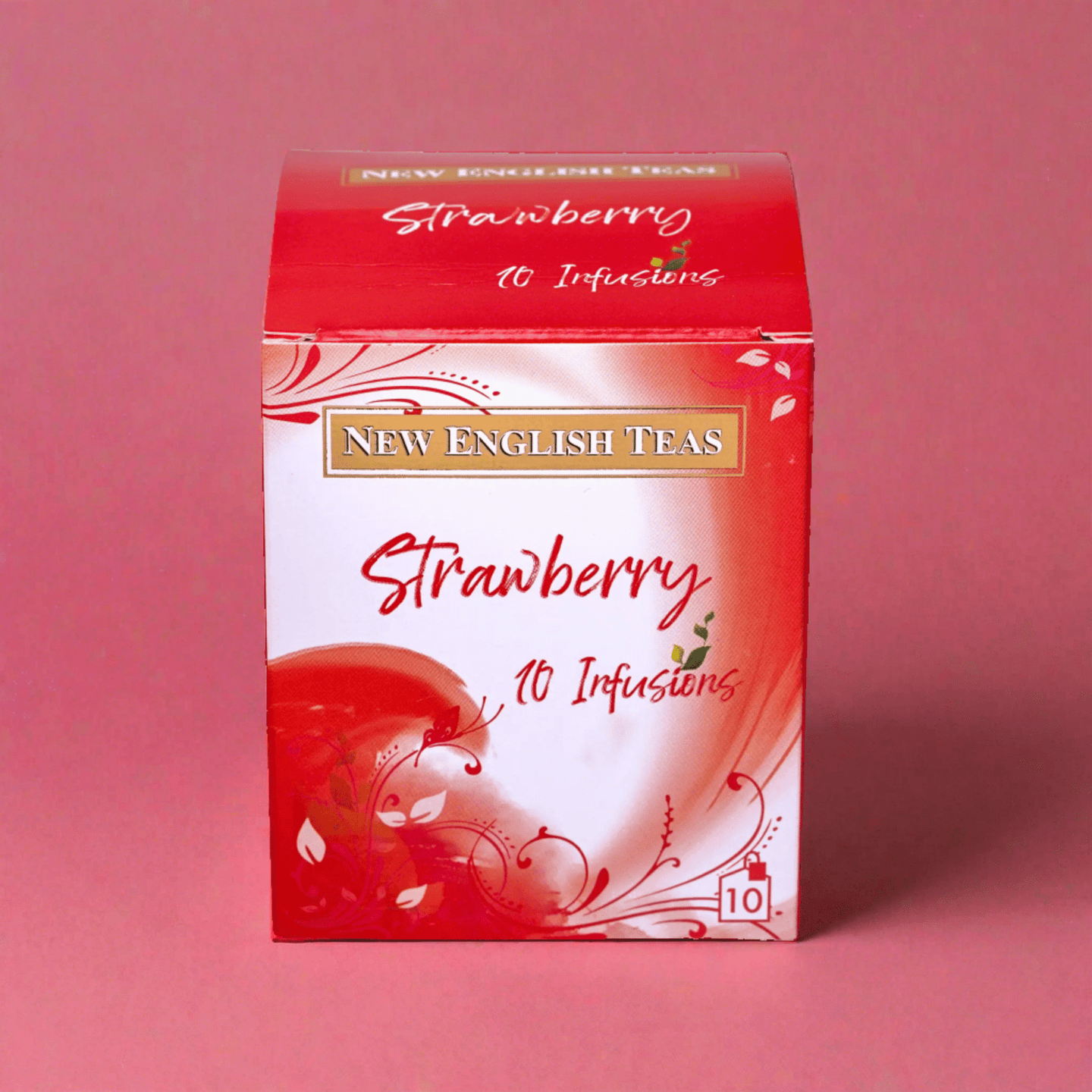 Fruit & Herbal 10 Teabag Box - Strawberry - New English Teas