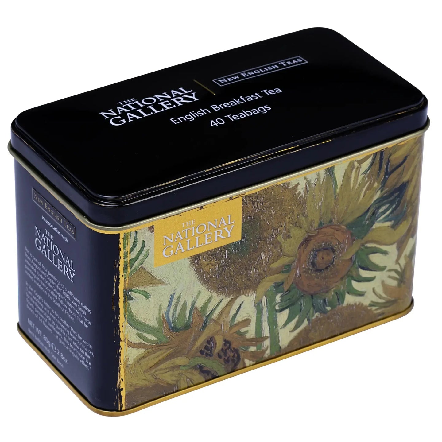 National Gallery Classic Tea Tin - Van Gogh Sunflowers - New English Teas