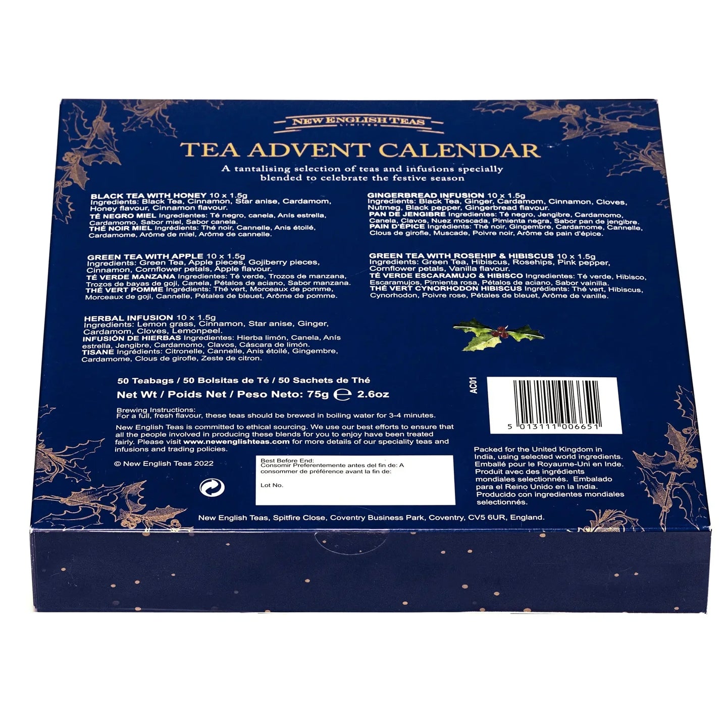 Christmas Tea Advent Calendar - New English Teas