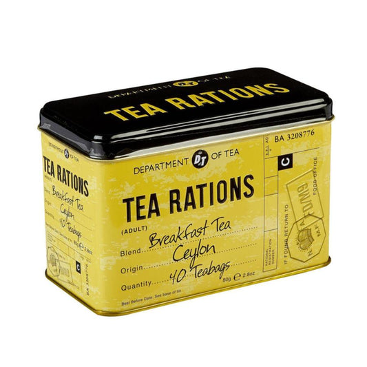 War Time Memories Classic Tea Tin - Tea Rations - New English Teas