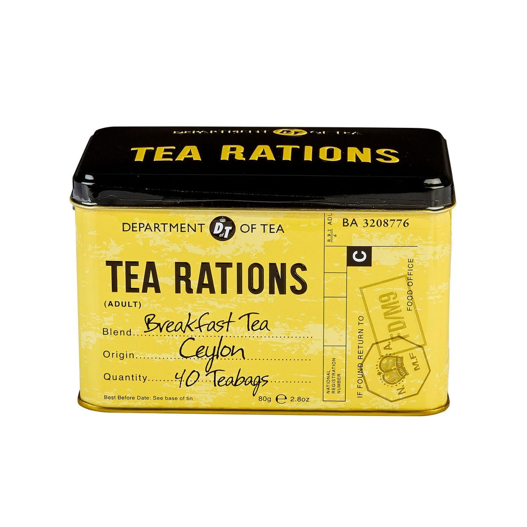 War Time Memories Classic Tea Tin - Tea Rations - New English Teas