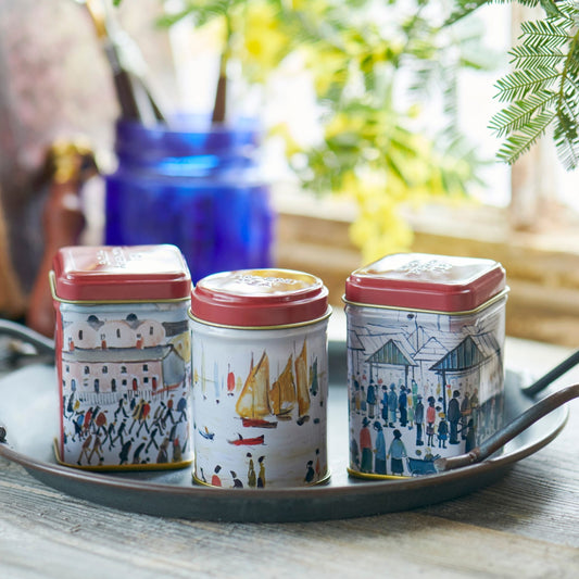 LS Lowry Mini Tea Tin Set - New English Teas