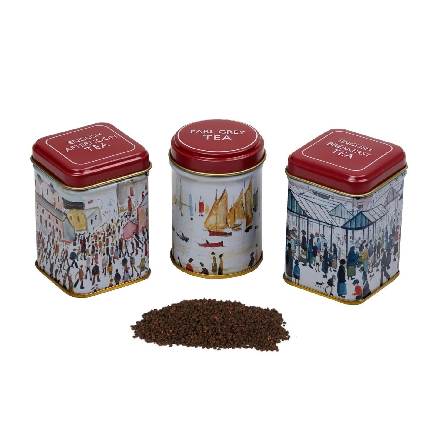 LS Lowry Mini Tea Tin Set - New English Teas