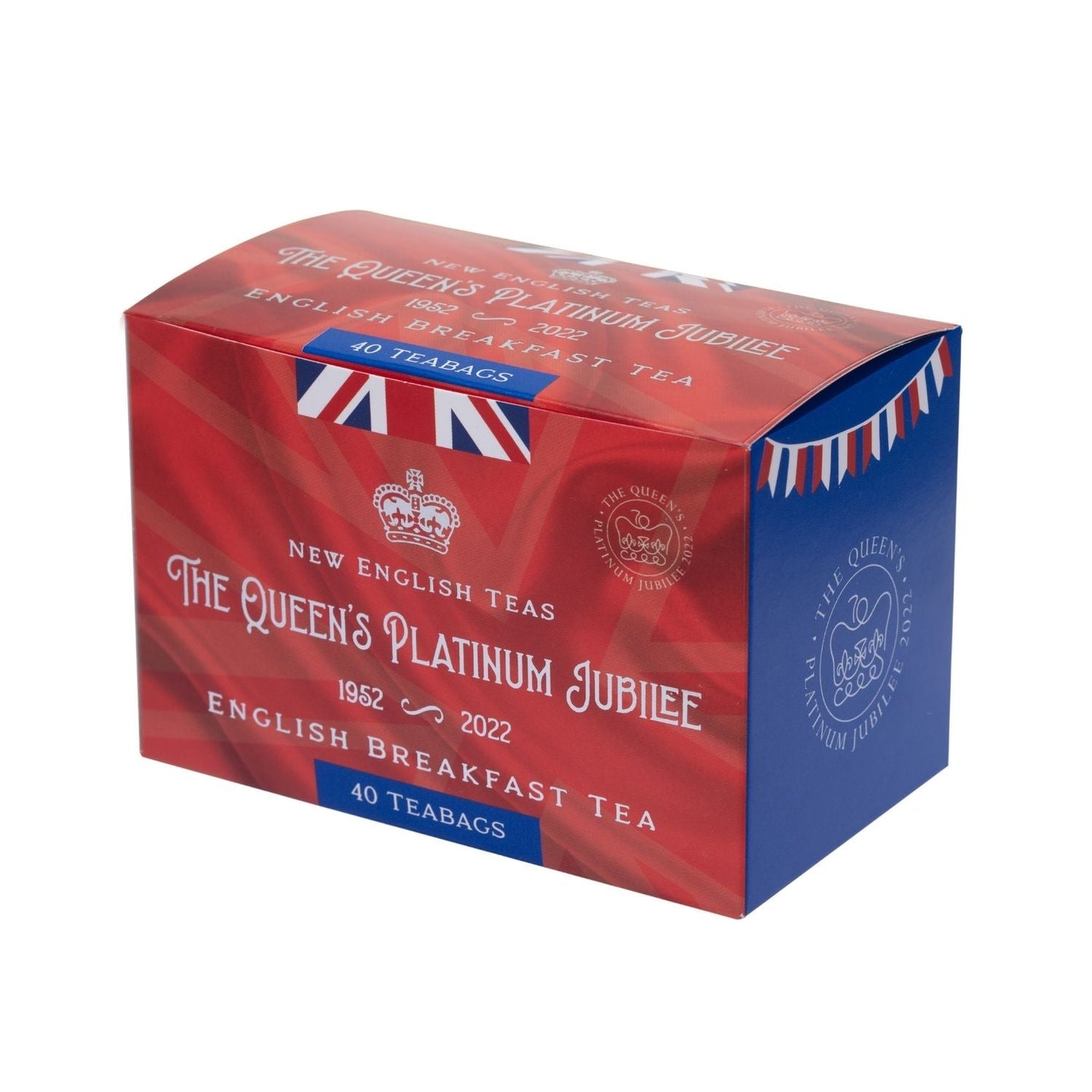 Queen Elizabeth II 40 Traditional Teabags - Platinum Jubilee - New English Teas