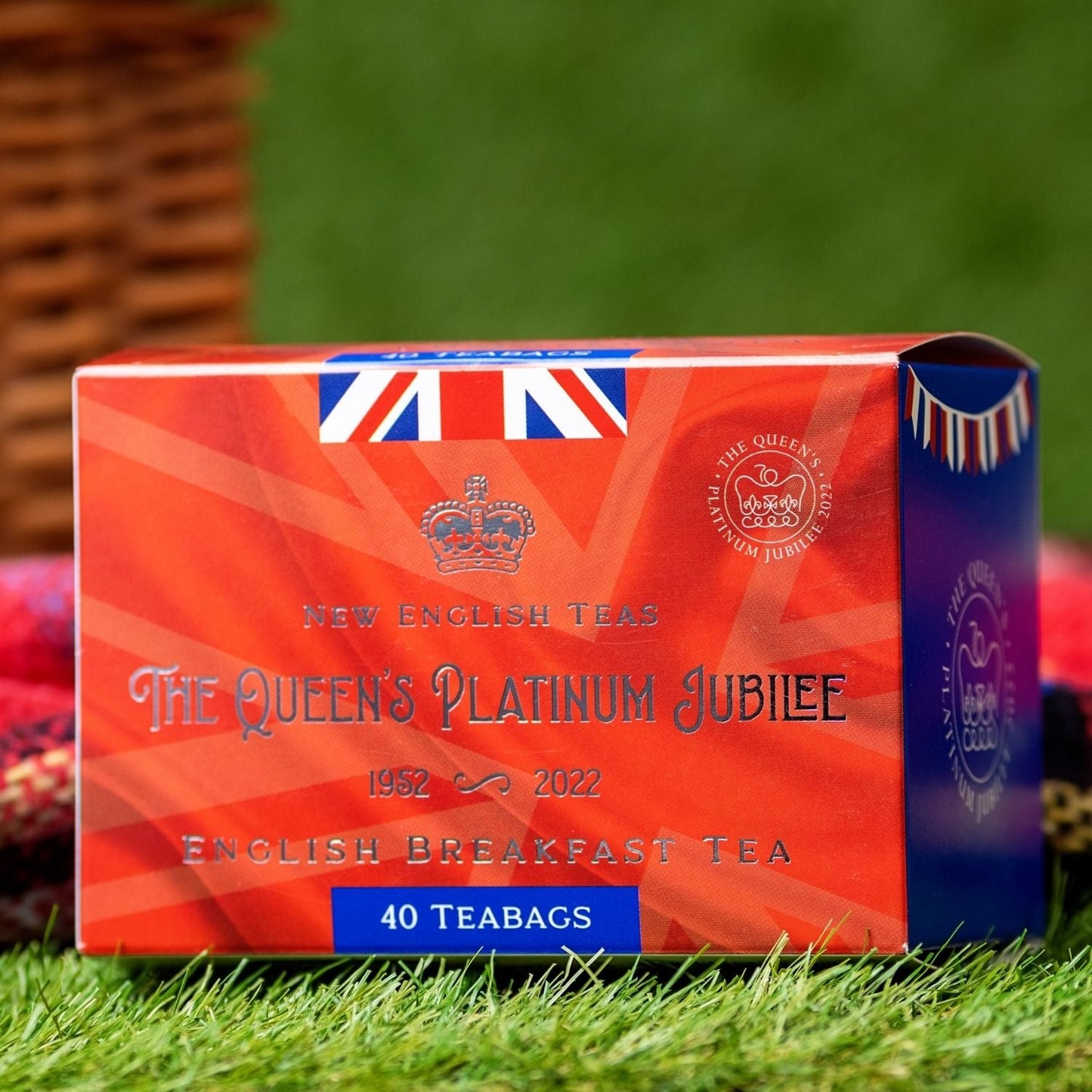 Queen Elizabeth II 40 Traditional Teabags - Platinum Jubilee - New English Teas