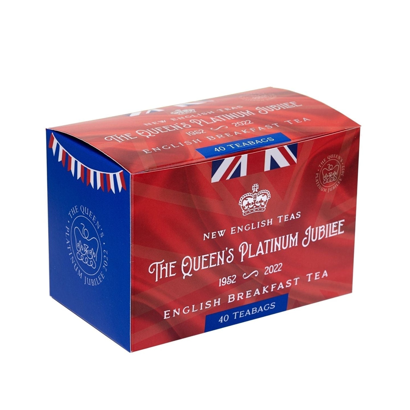 Queen Elizabeth II 40 Traditional Teabags - Platinum Jubilee - New English Teas