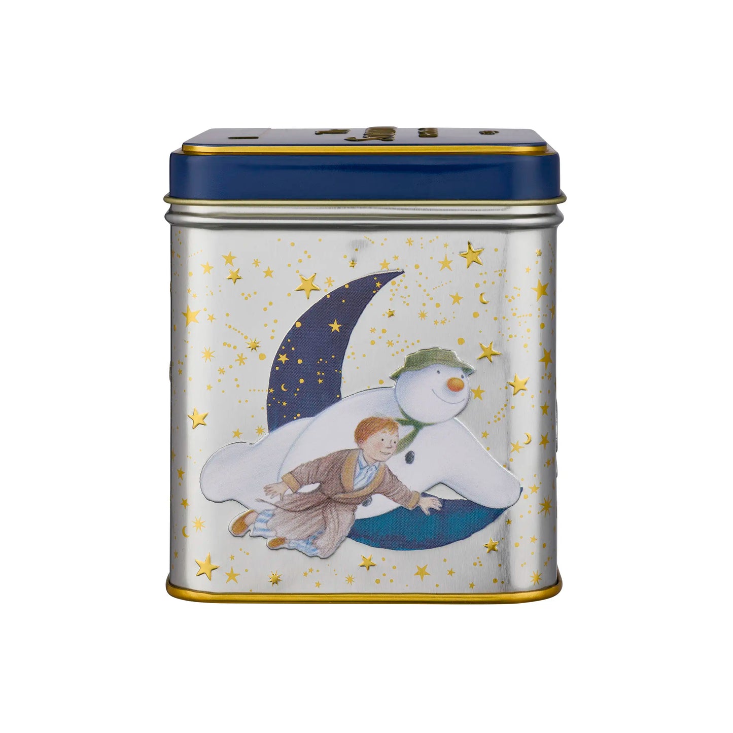 The Snowman 'Moon' 125g Square Hot Chocolate Tin by New English Teas