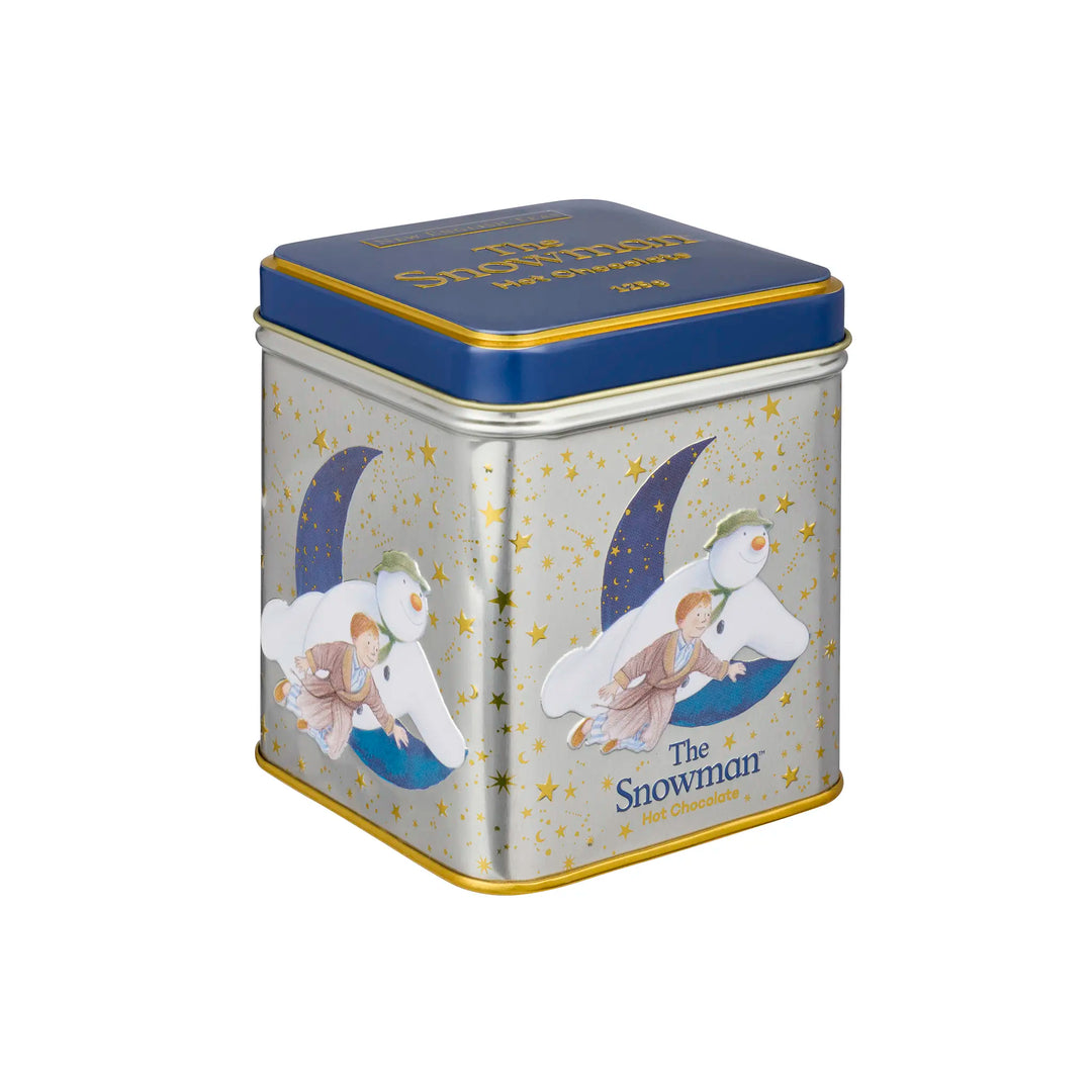 The Snowman 'Moon' 125g Square Hot Chocolate Tin by New English Teas
