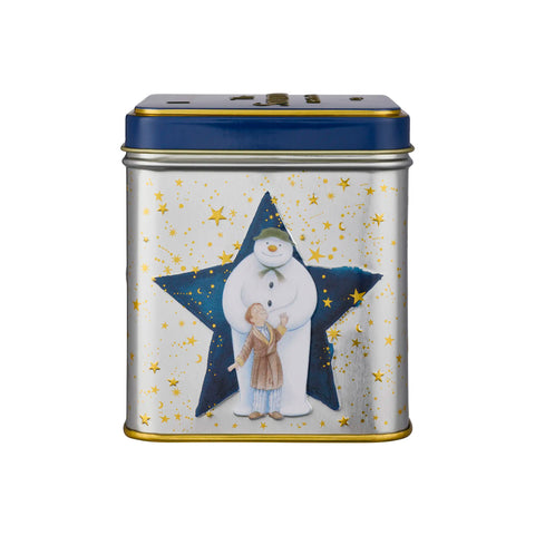 The Snowman 'Star' 125g square Hot Chocolate tin by New English Teas