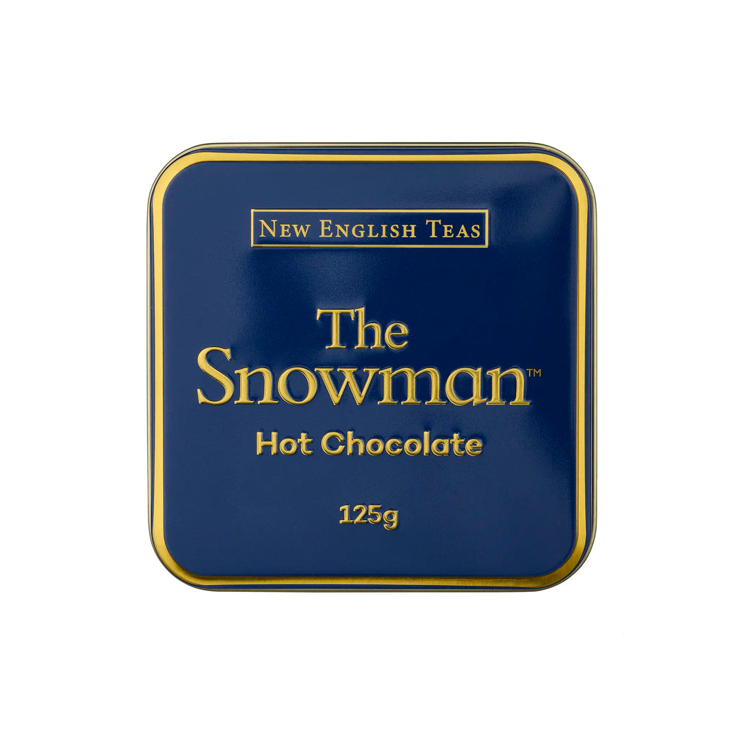 The Snowman 'Star' 125g square Hot Chocolate tin by New English Teas