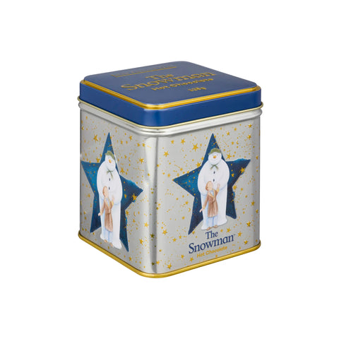 The Snowman 'Star' 125g square Hot Chocolate tin by New English Teas