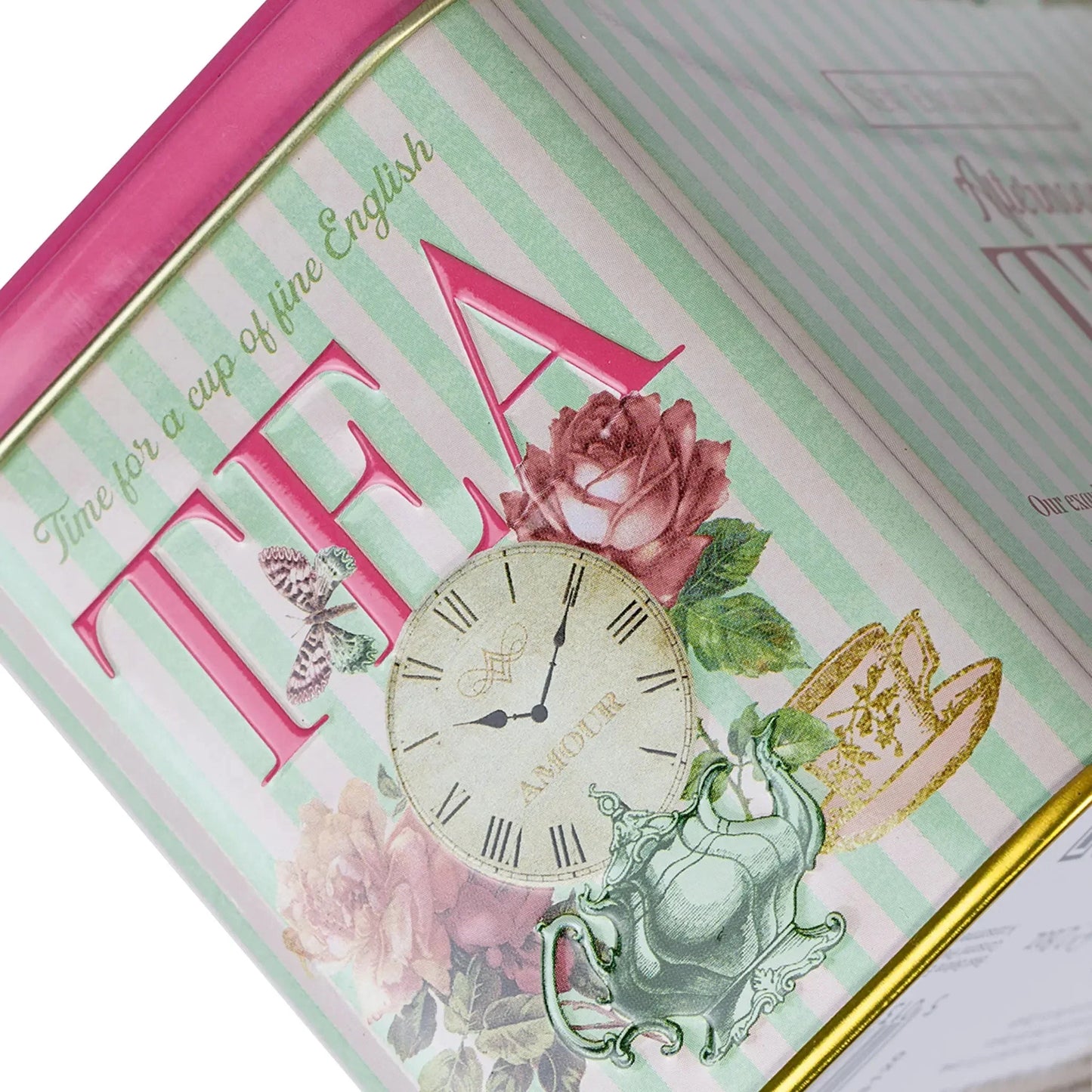 Vintage Collections Classic Tea Tin - Time For Tea - New English Teas