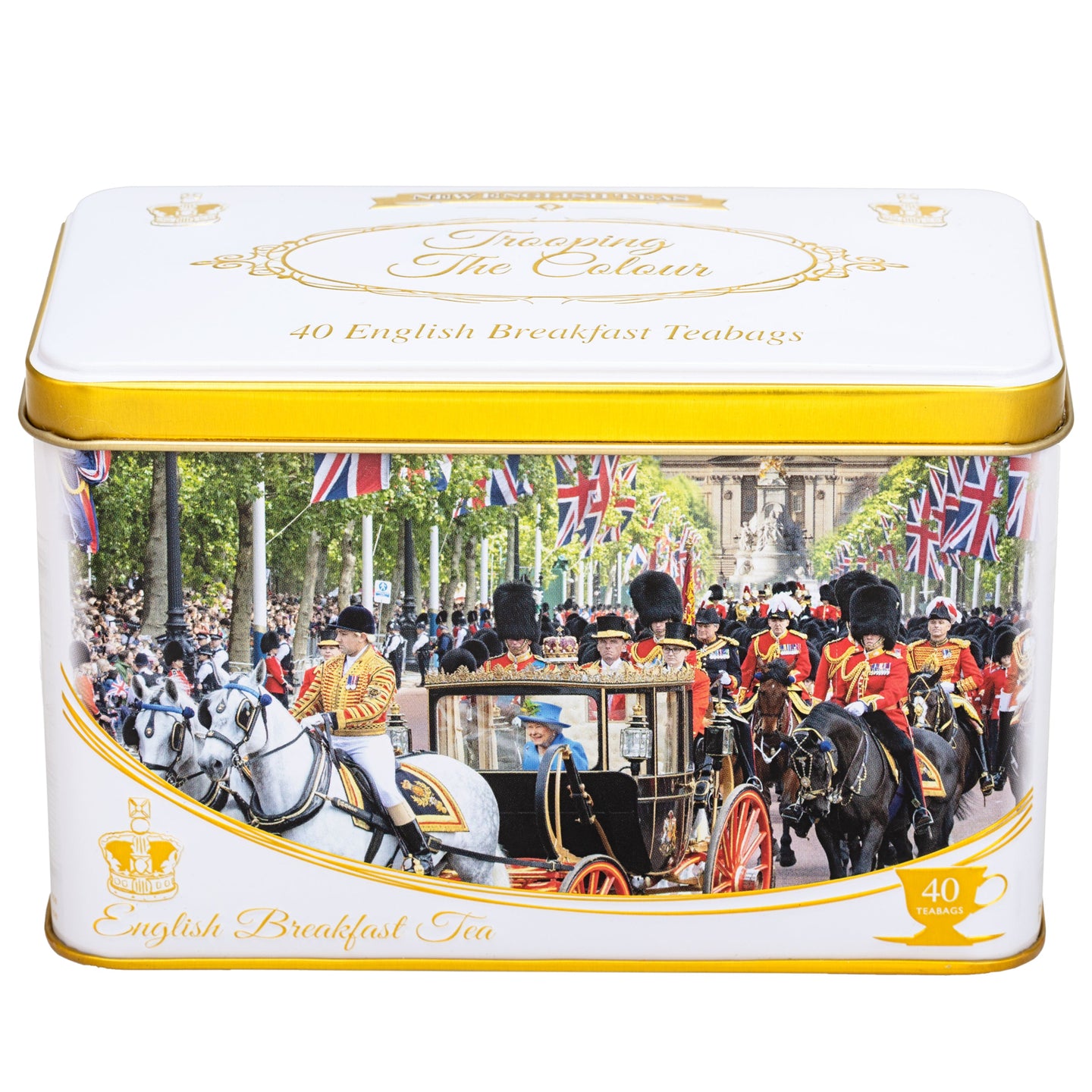 The Royal Family Classic Tea Tin - Trooping the Colours - New English Teas