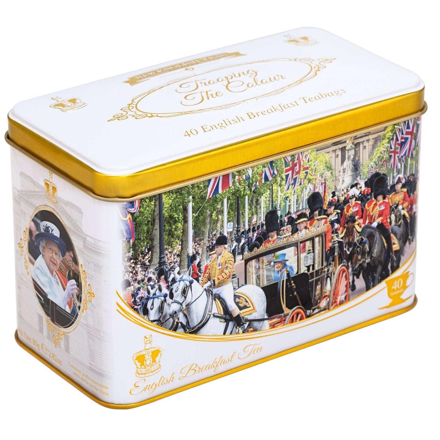 The Royal Family Classic Tea Tin - Trooping the Colours - New English Teas