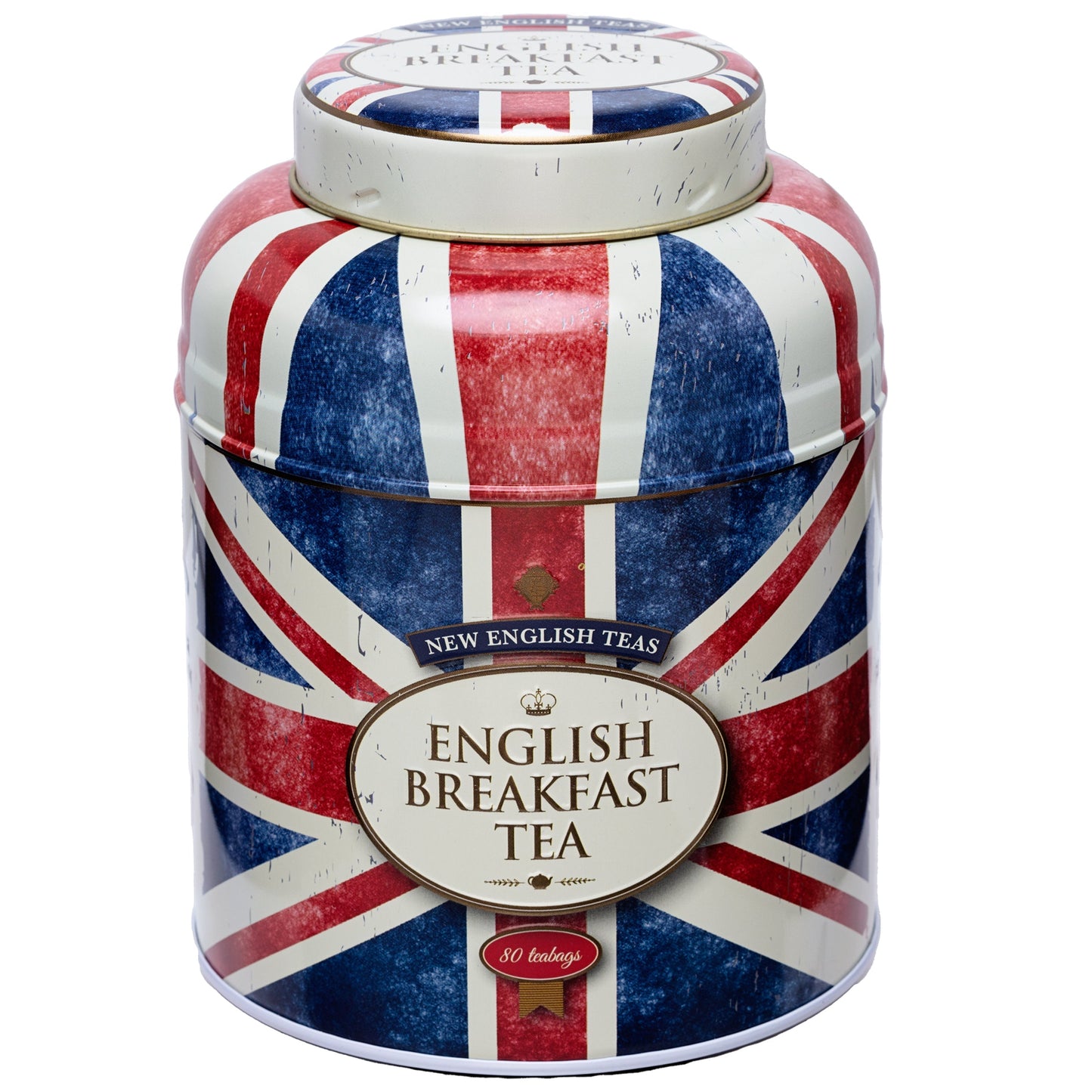 Best Of British 80 Teabag Tea Caddy - Union Jack - New English Teas