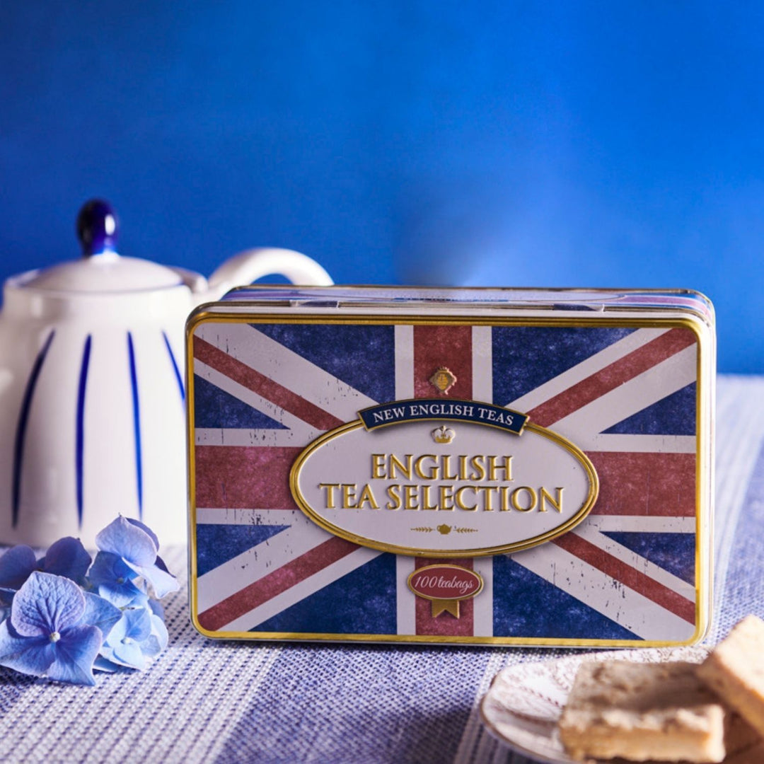 Best Of British Tea Selection Tin - Union Jack - New English Teas