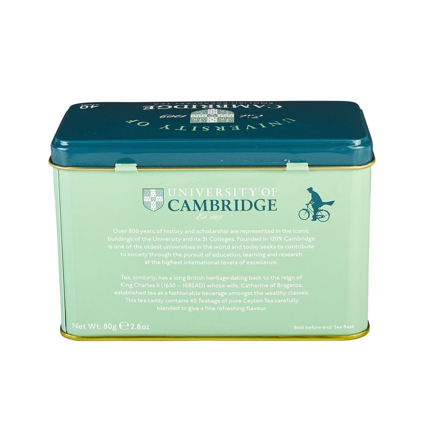 The Cities Collection Classic Tea Tin - University of Cambridge - New English Teas