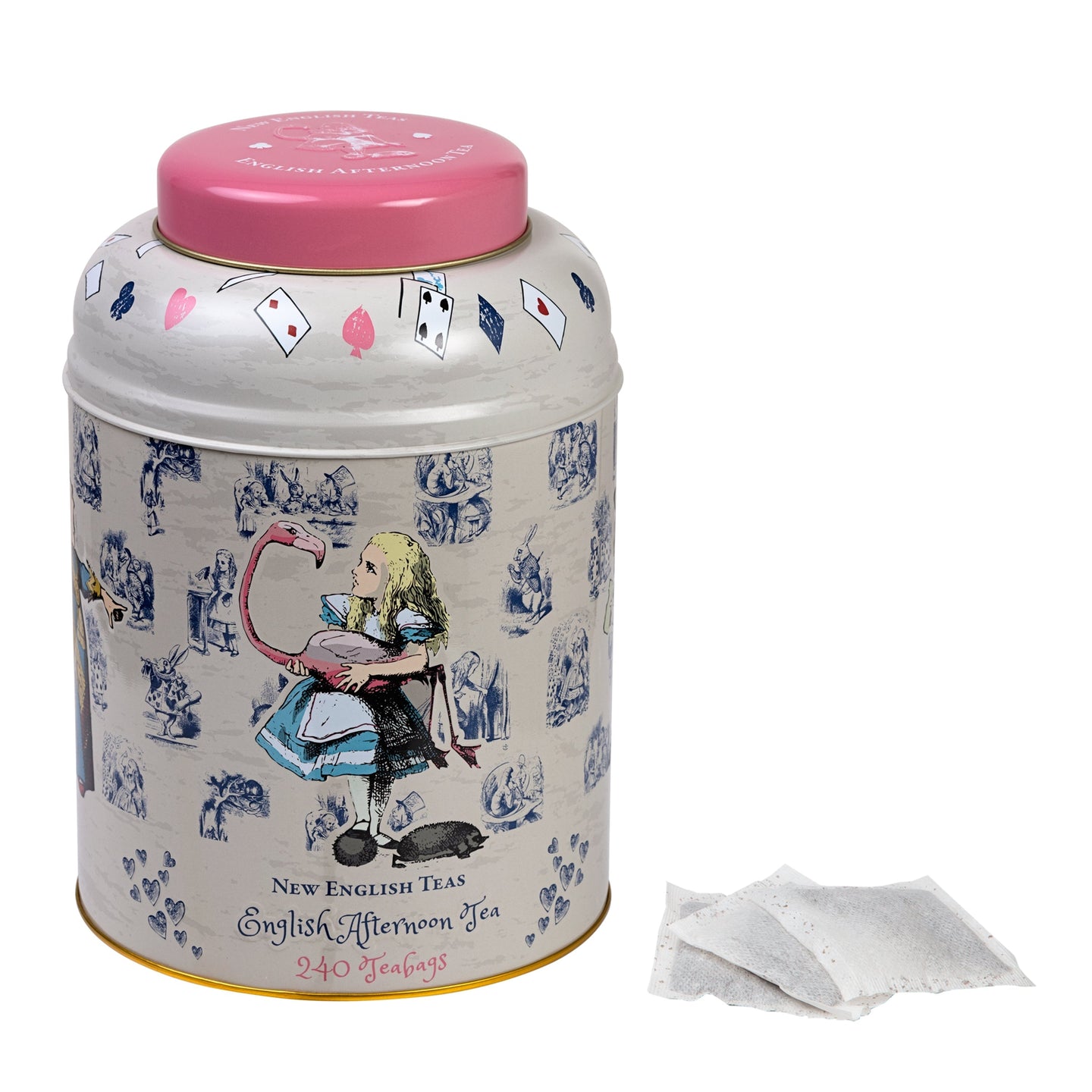 Alice In Wonderland 240 Teabag Tea Caddy - Traditional - New English Teas