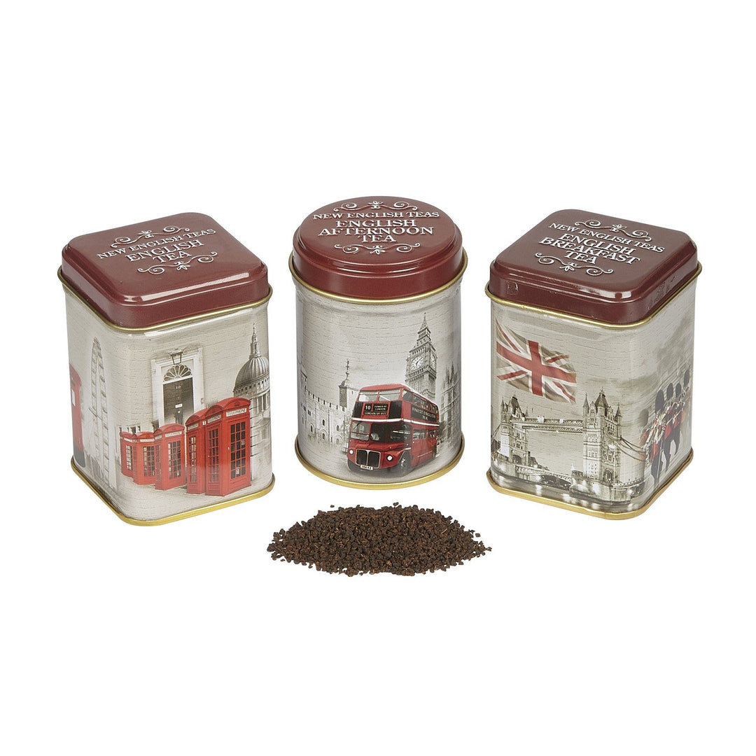 Vintage England Mini Tea Tin Set - New English Teas