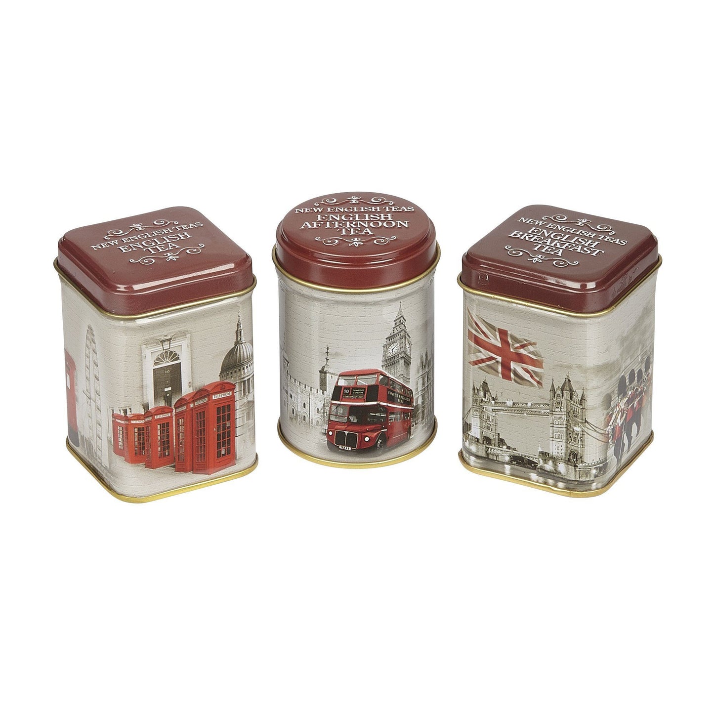 Vintage England Mini Tea Tin Set - New English Teas