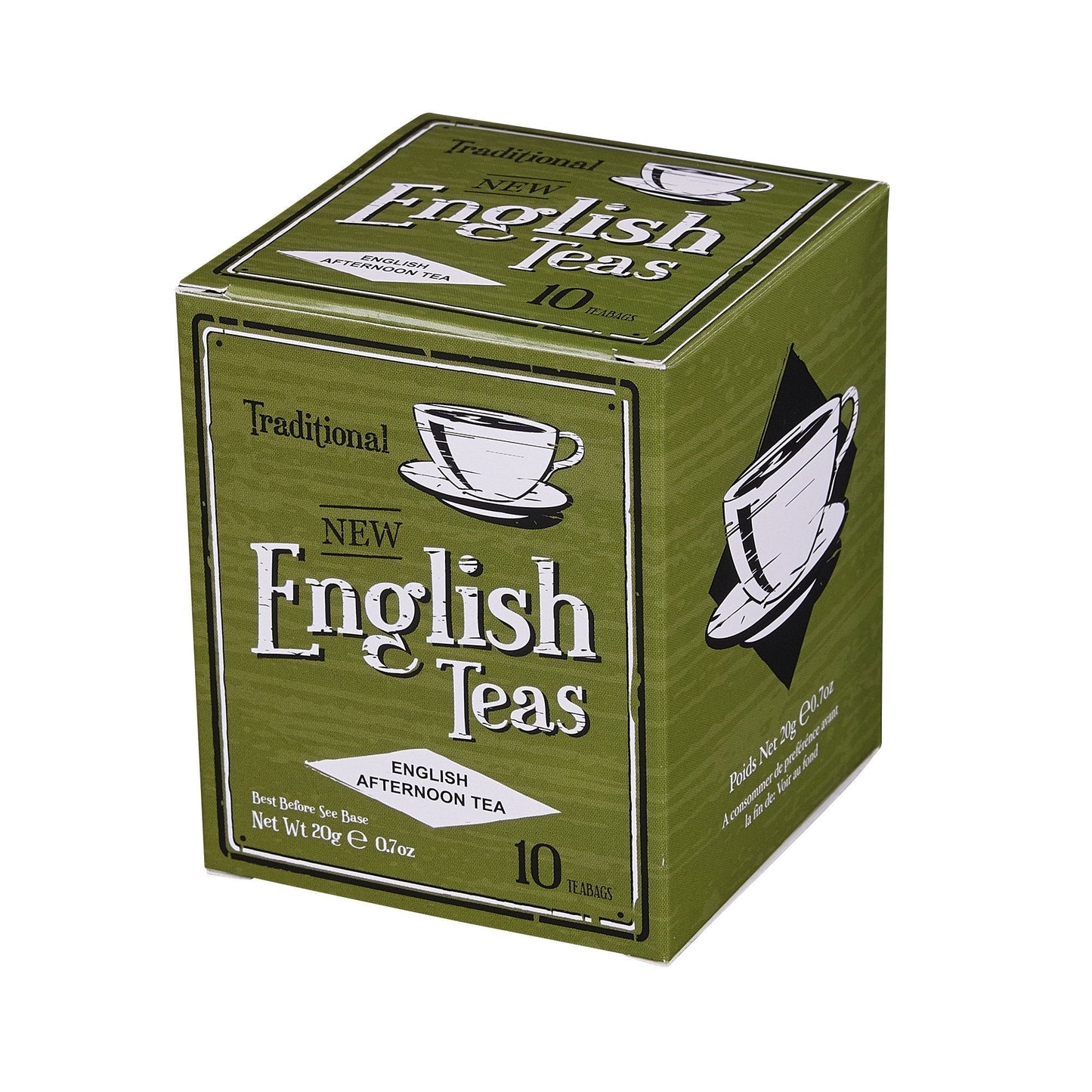 Vintage Selection 10 Teabag Box - Green - New English Teas