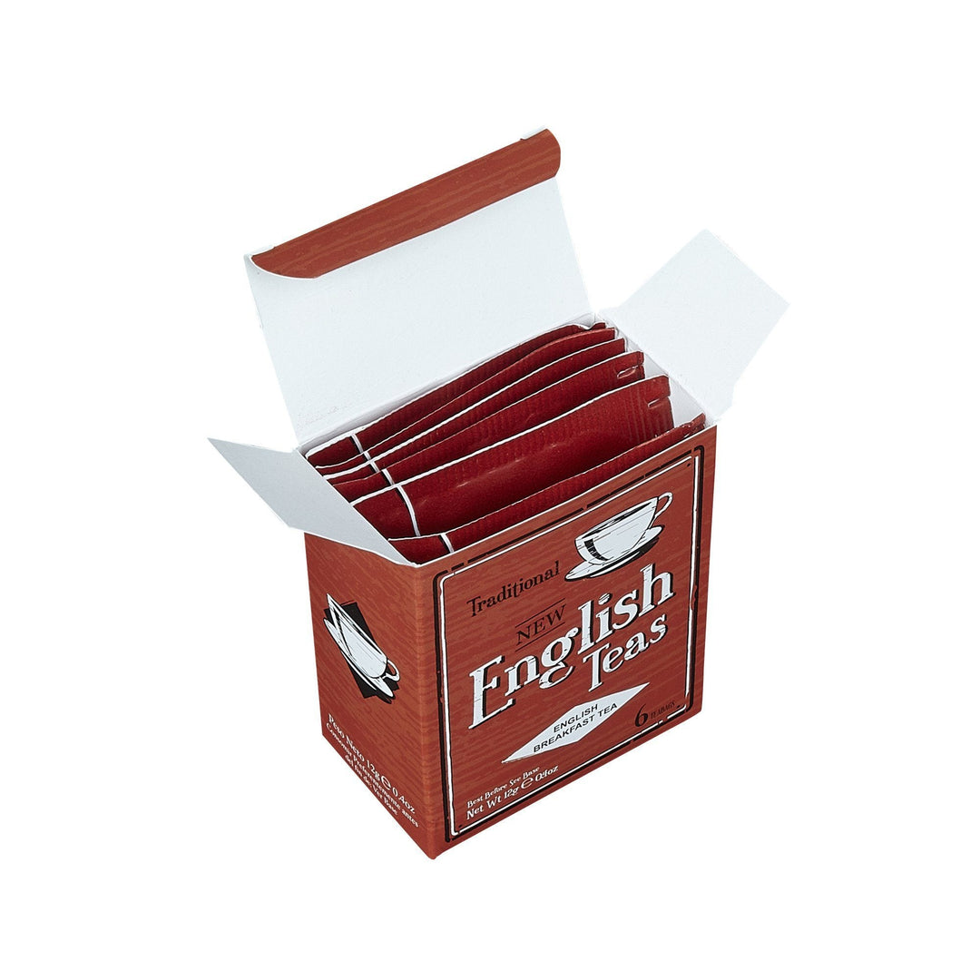 Vintage Selection 6 Teabag Box - Red - New English Teas