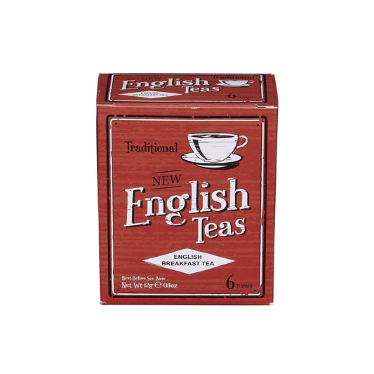 Vintage Selection 6 Teabag Box - Red - New English Teas