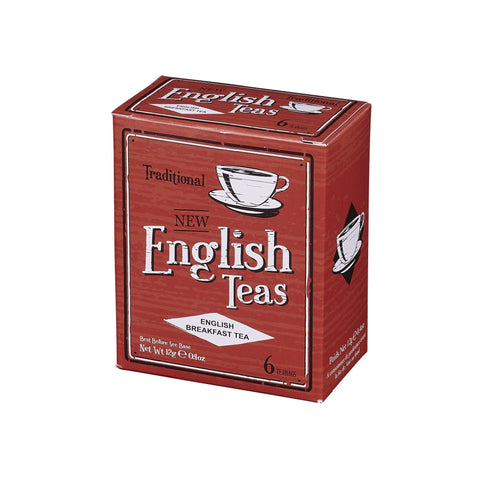 Vintage Selection 6 Teabag Box - Red - New English Teas