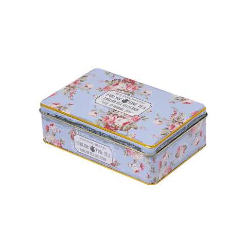 Vintage Floral 72 Teabag Selection Tin by New English Teas