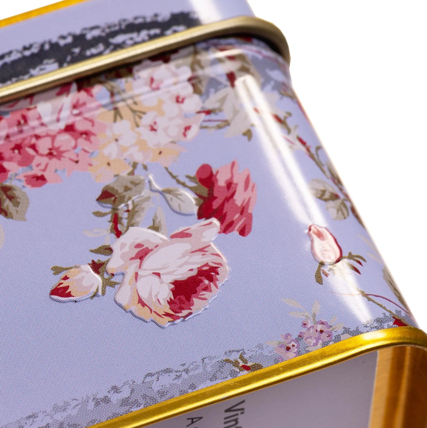 Vintage Floral 72 Teabag Selection Tin by New English Teas