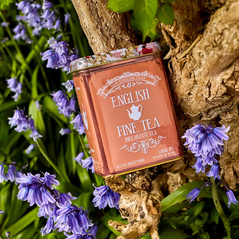 Vintage Floral Portrait Tea Tin - Blush - New English Teas