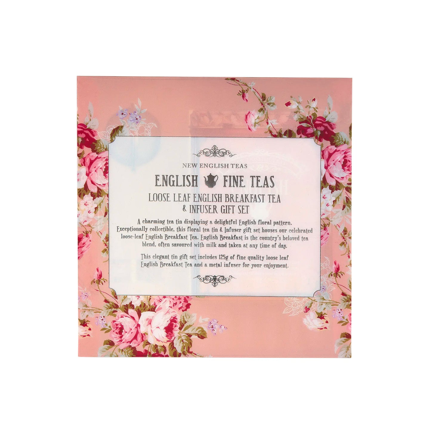 Vintage Floral Loose Tea Infuser Gift Set 125g New English Teas vintage-floral-loose-tea-infuser-gift-set-125g-new-english-teas