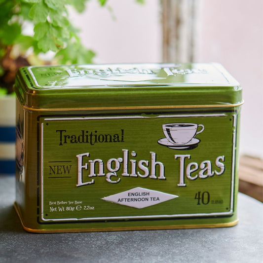 Vintage Selection Classic Tea Tin - Green - New English Teas