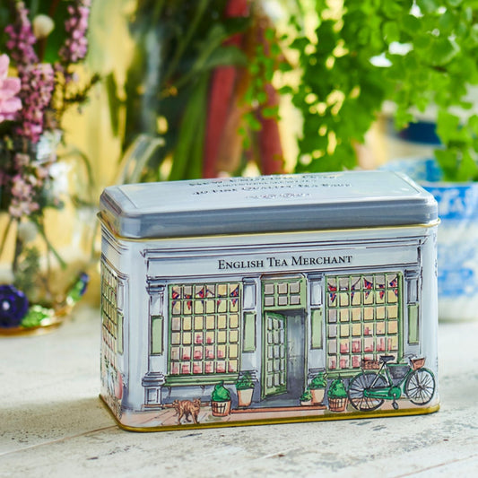 Vintage Village Classic Tea Tin - Merchant's Shop - New English Teas