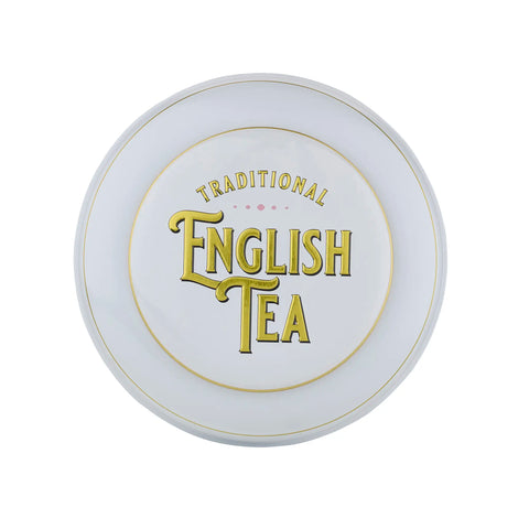Vintage Victorian 240 Teabag Tea Caddy - Ivory - New English Teas