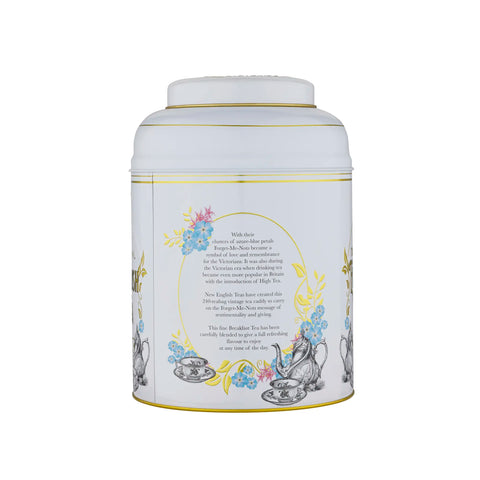 Vintage Victorian 240 Teabag Tea Caddy - Ivory - New English Teas