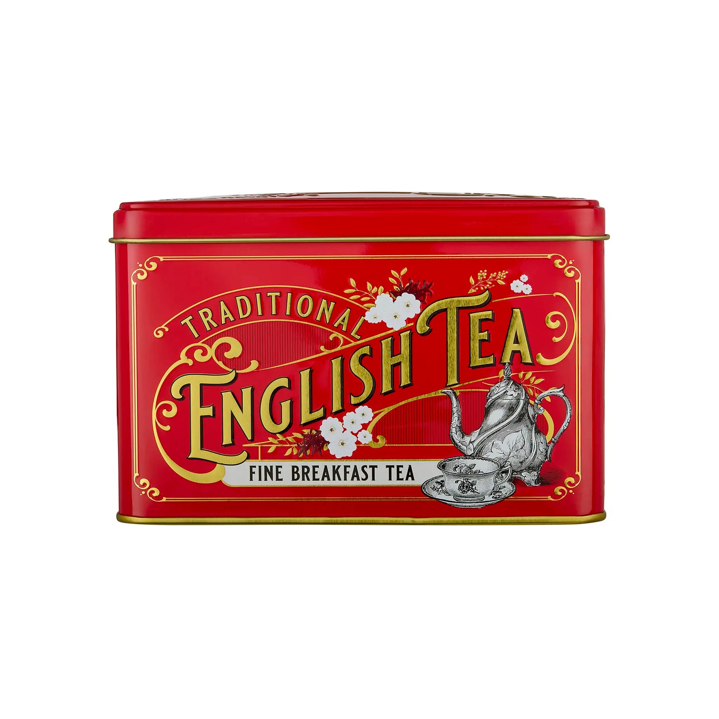 Vintage Victorian Classic Tea Tin - Berry Red - New English Teas