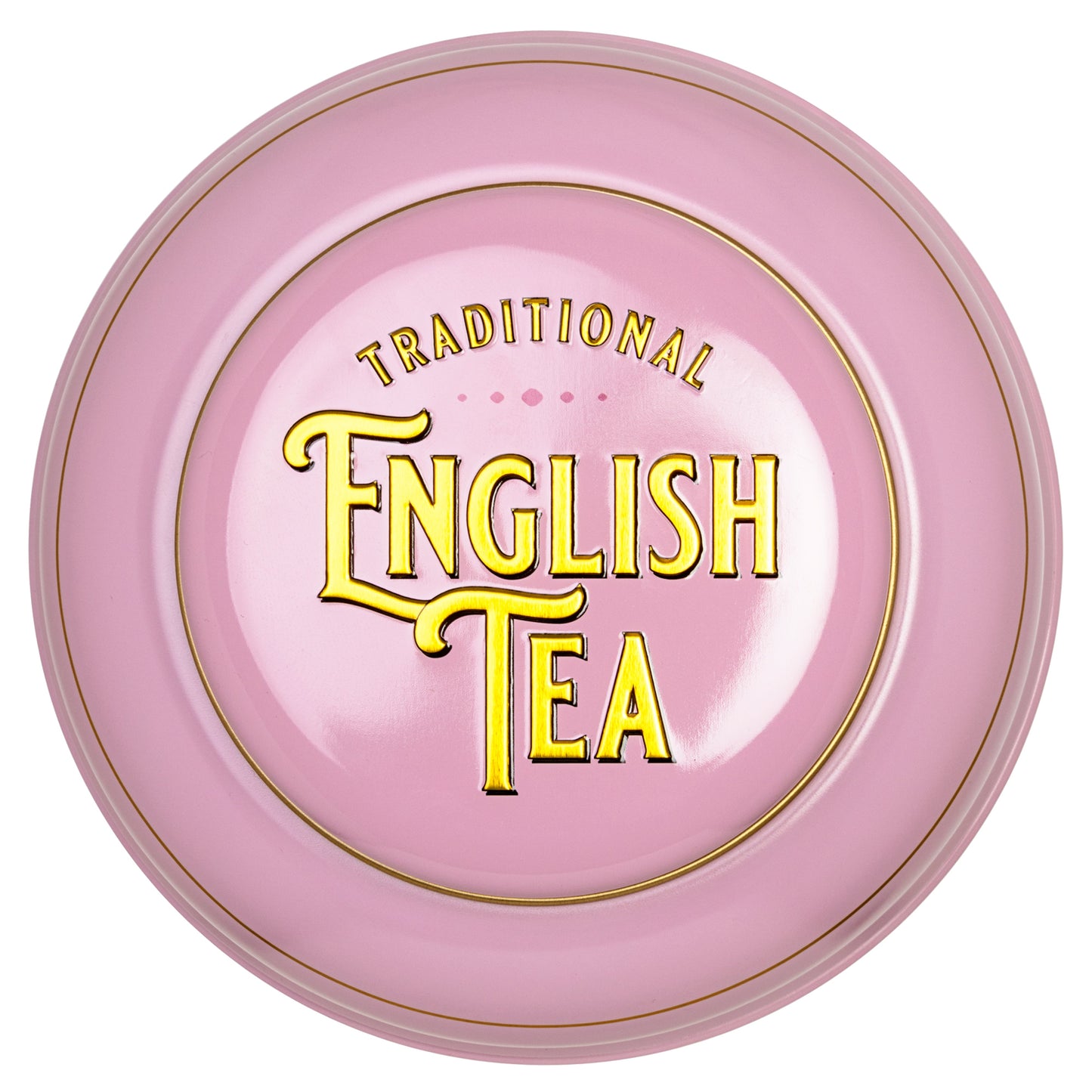 Vintage Victorian 240 Teabag Tea Caddy - Pink - New English Teas