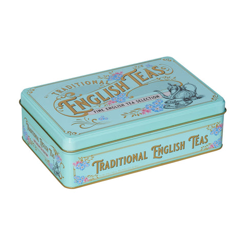Vintage Victorian Tea Selection Tin - Mint Green - New English Teas