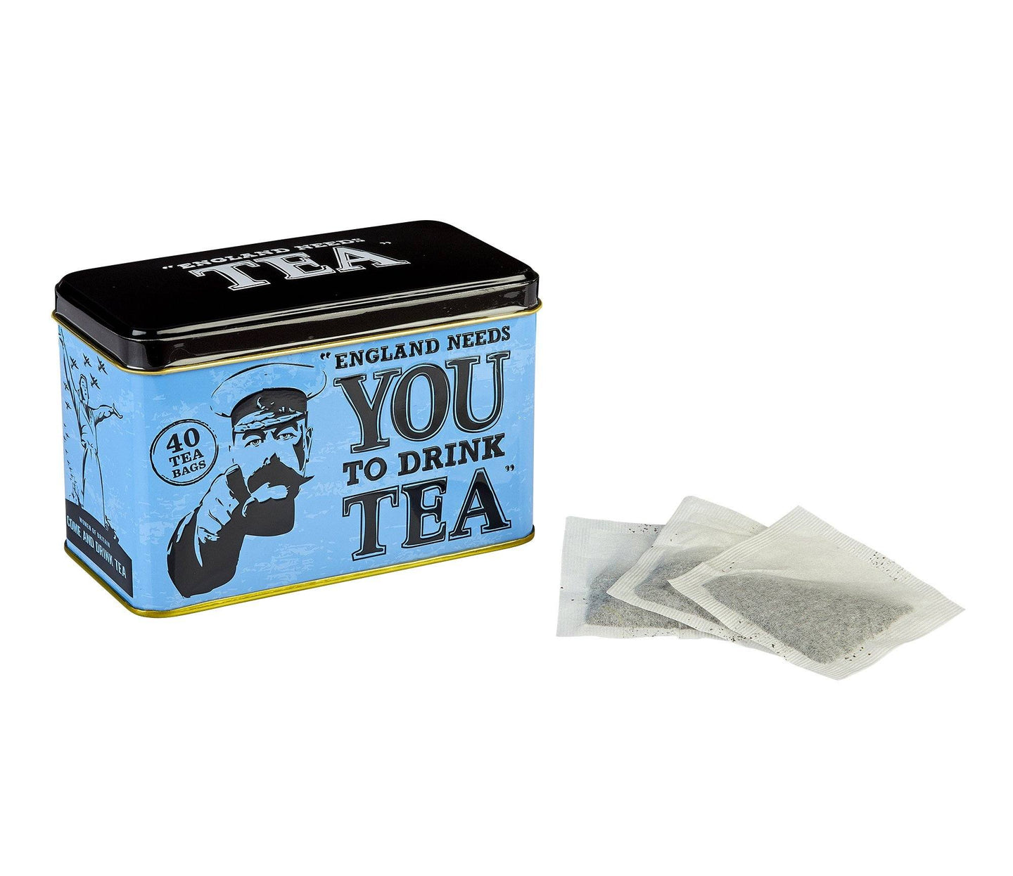 War Time Memories Classic Tea Tin - England Needs You - New English Teas