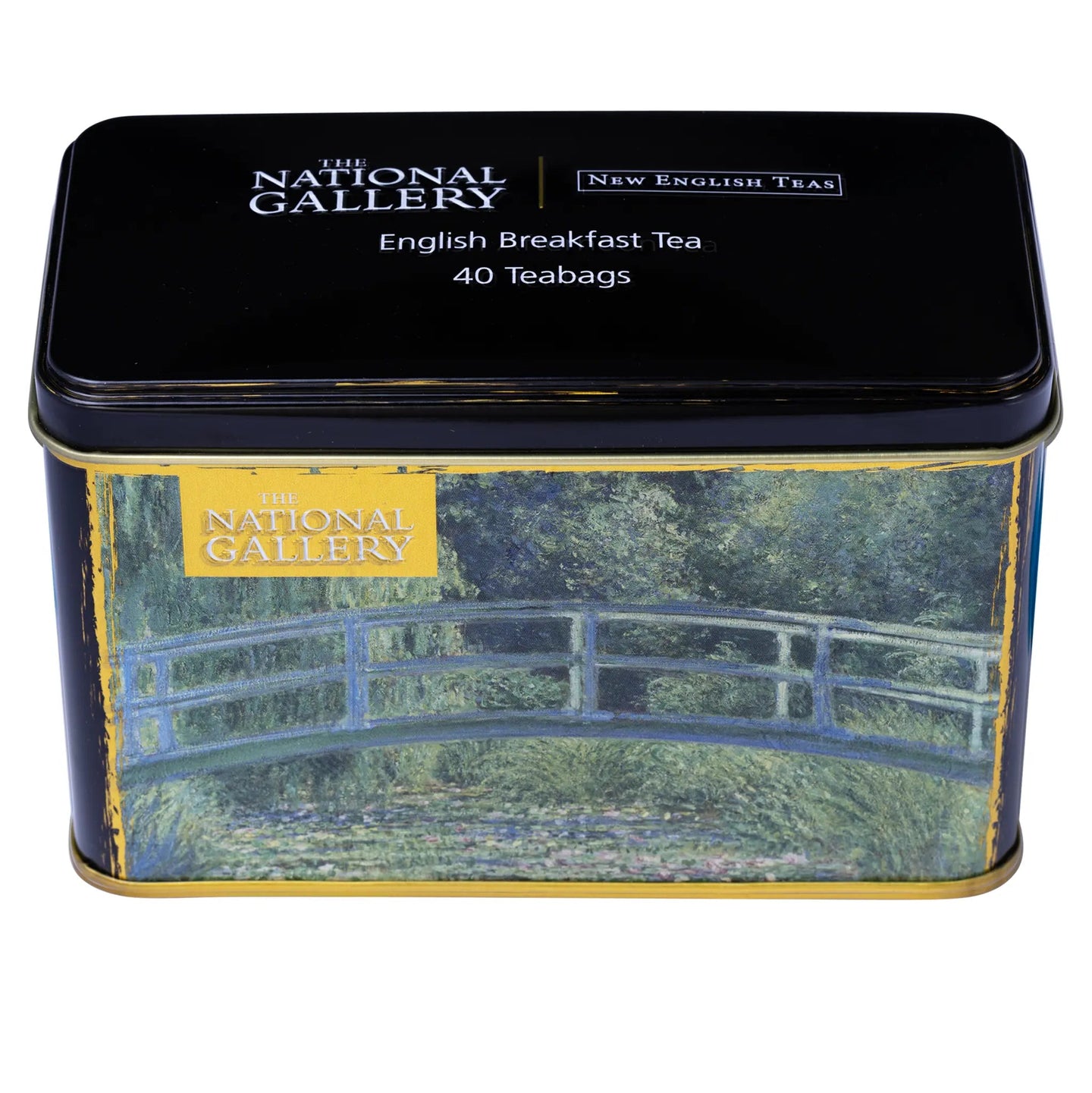 Water Lilies By Monet - Classic Tea Tin - 40 English Breakfast Teabags Tea Tins New English Teas 