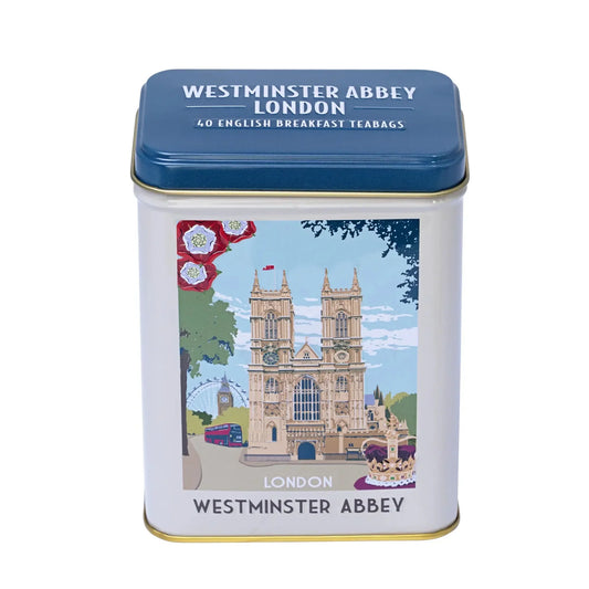 Love London Portrait Tea Tin - Westminster Abbey - New English Teas