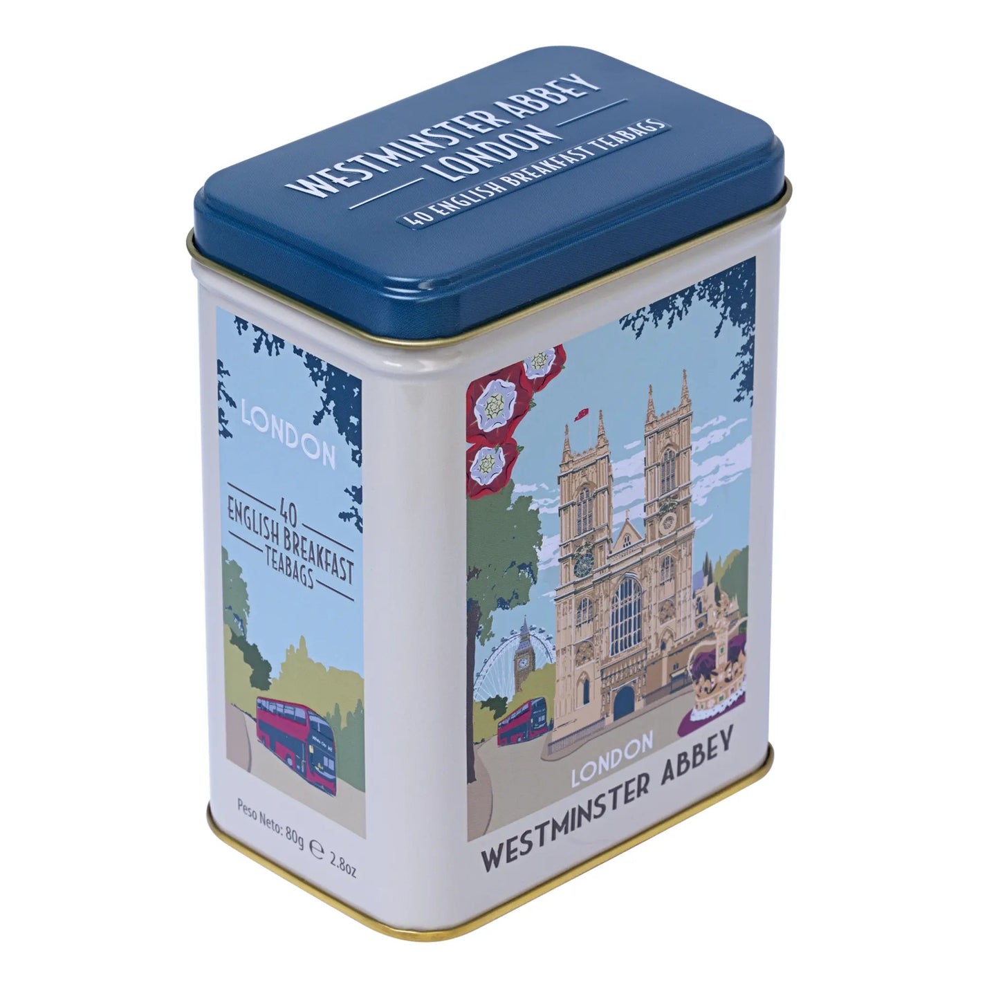 Westminster Abbey London Tea Tin Tea Tins New English Teas 