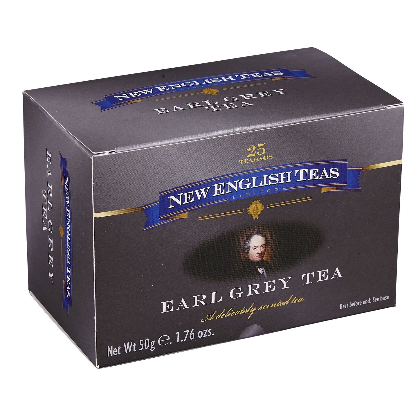 Classic Earl Grey Tea 25 Individually Wrapped Teabags Black Tea New English Teas 