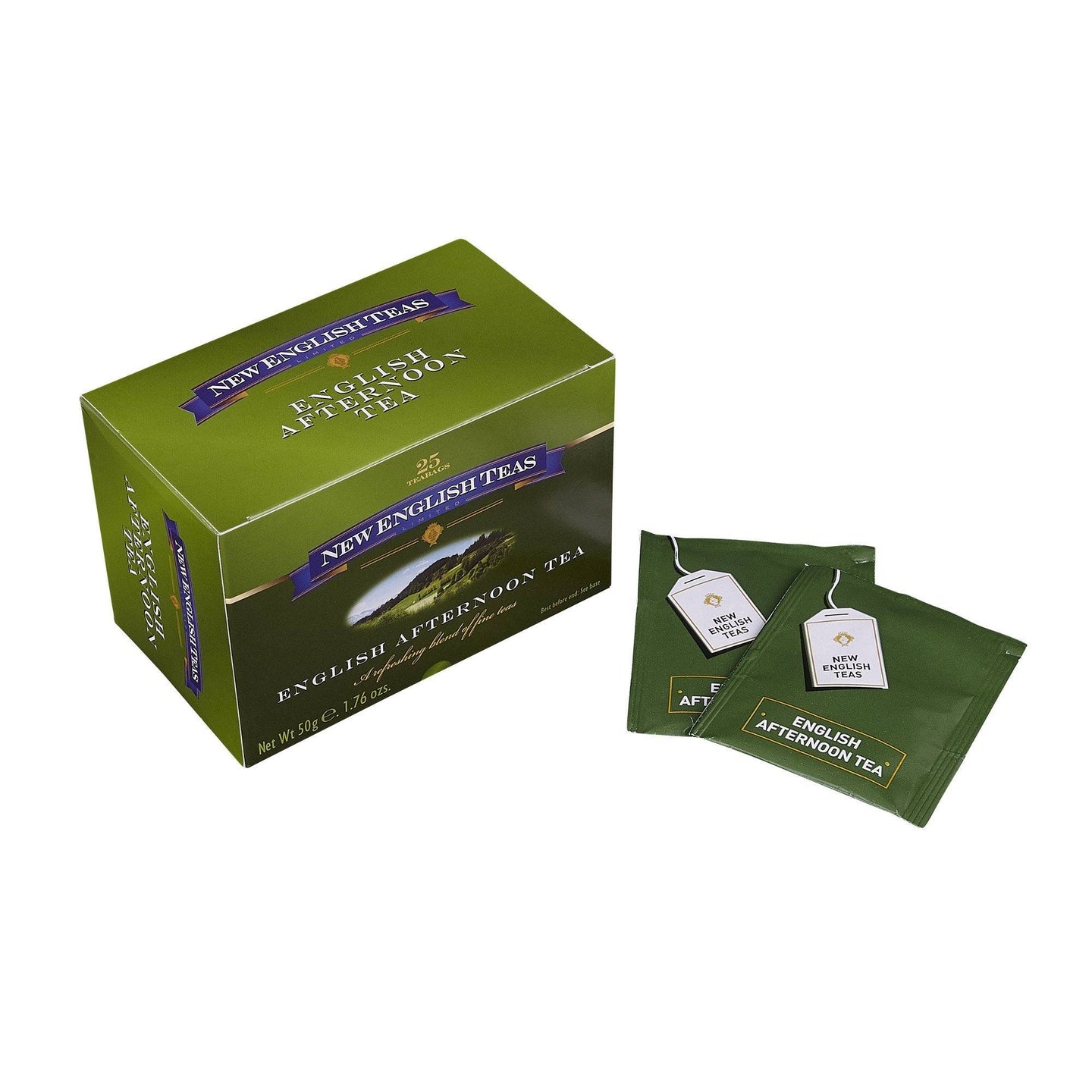 Classic English Afternoon Tea 25 Individually Wrapped Teabags Black Tea New English Teas 