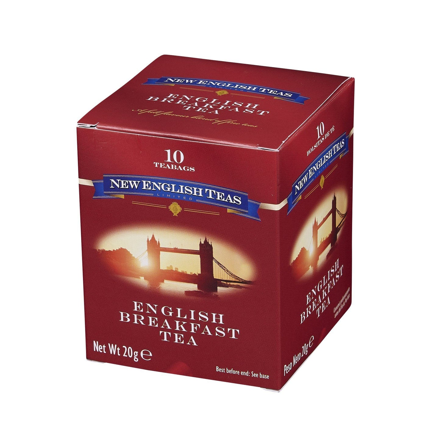 Classic English Breakfast Tea 10 Individually Wrapped Teabags Black Tea New English Teas 