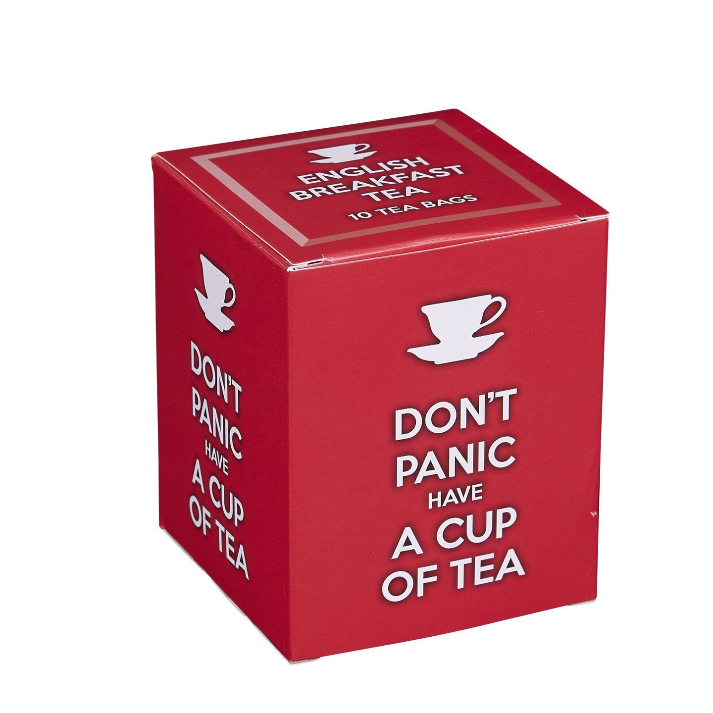 Don't Panic Have A Cup Of Tea 10 Teabag Carton Black Tea New English Teas 