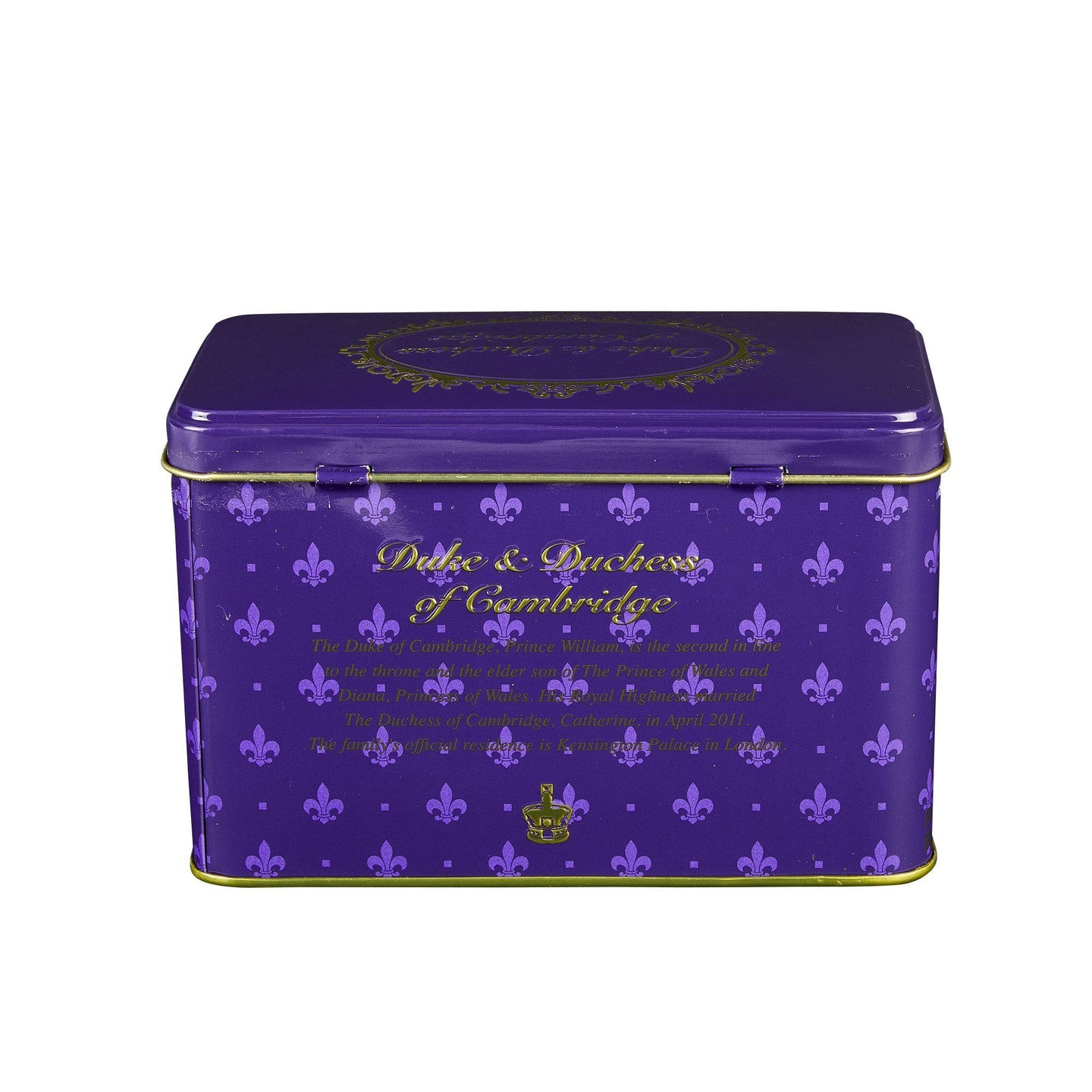 Duke and Duchess of Cambridge English Breakfast Tea Tin 40 Teabags Black Tea New English Teas 