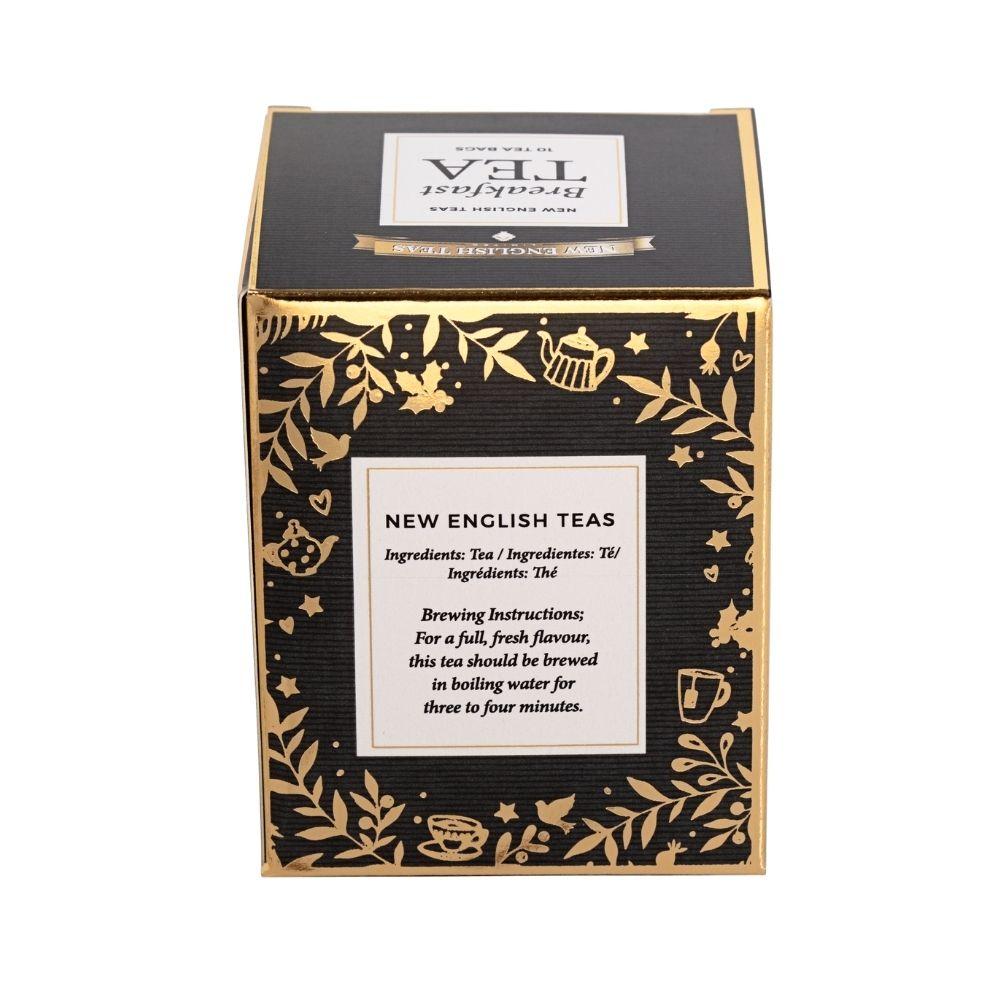 English Breakfast teabag gift box, 10 English Breakfast teabags Black Tea New English Teas 